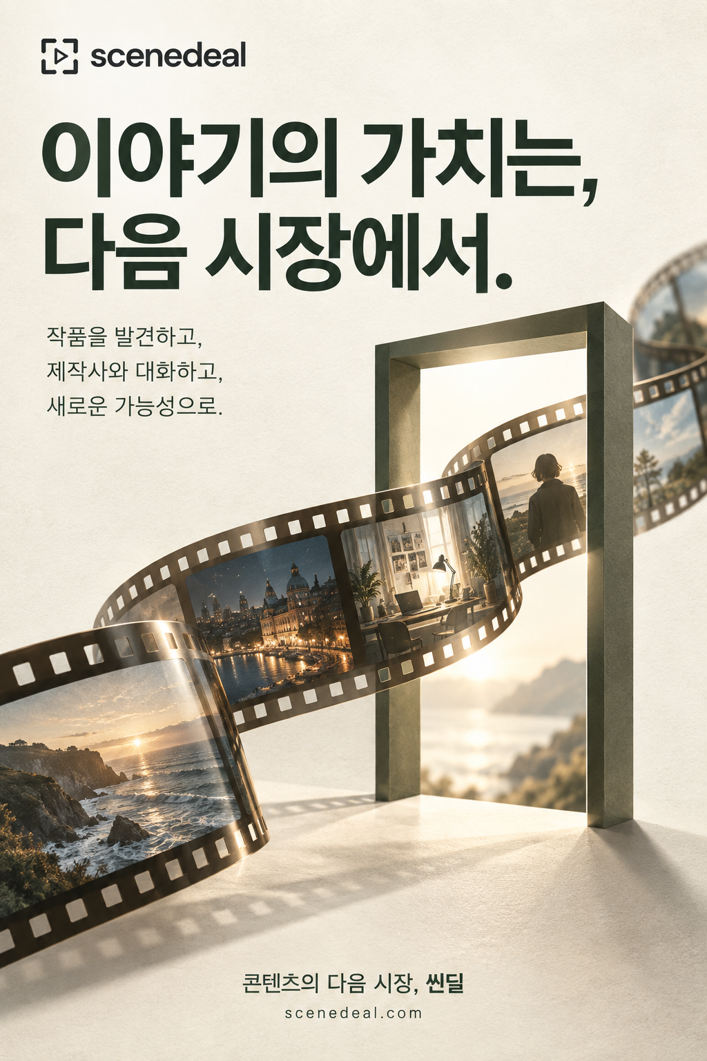 이야기의 가치는, 다음 시장에서 | 광고 포스터