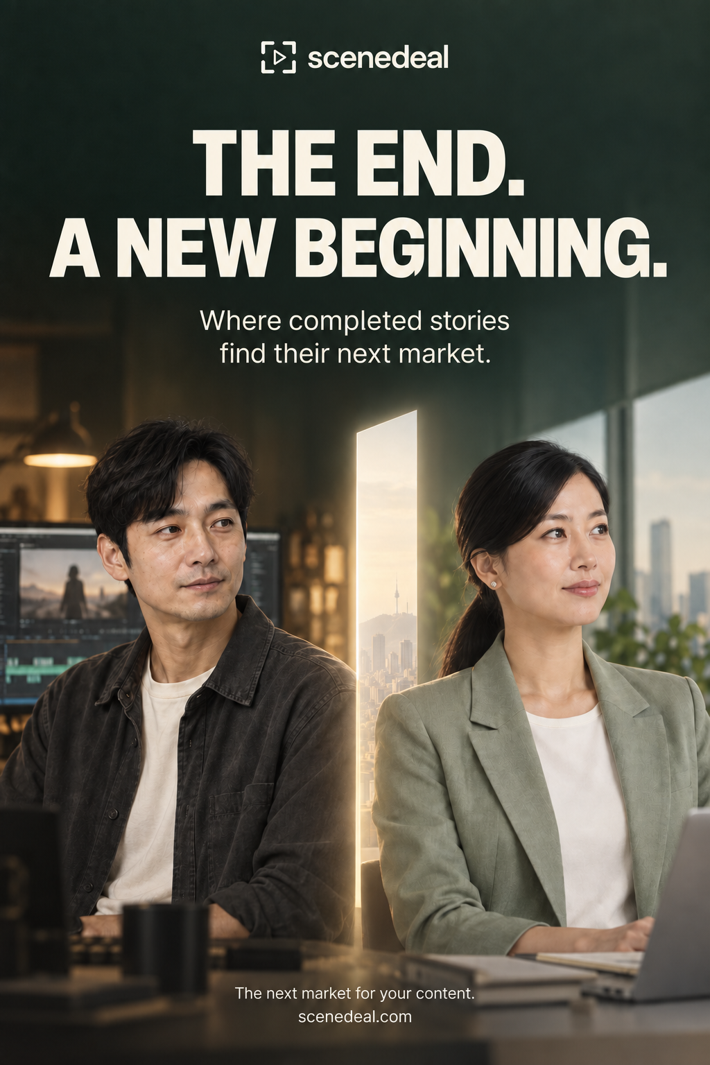 The End. A New Beginning. | English Poster