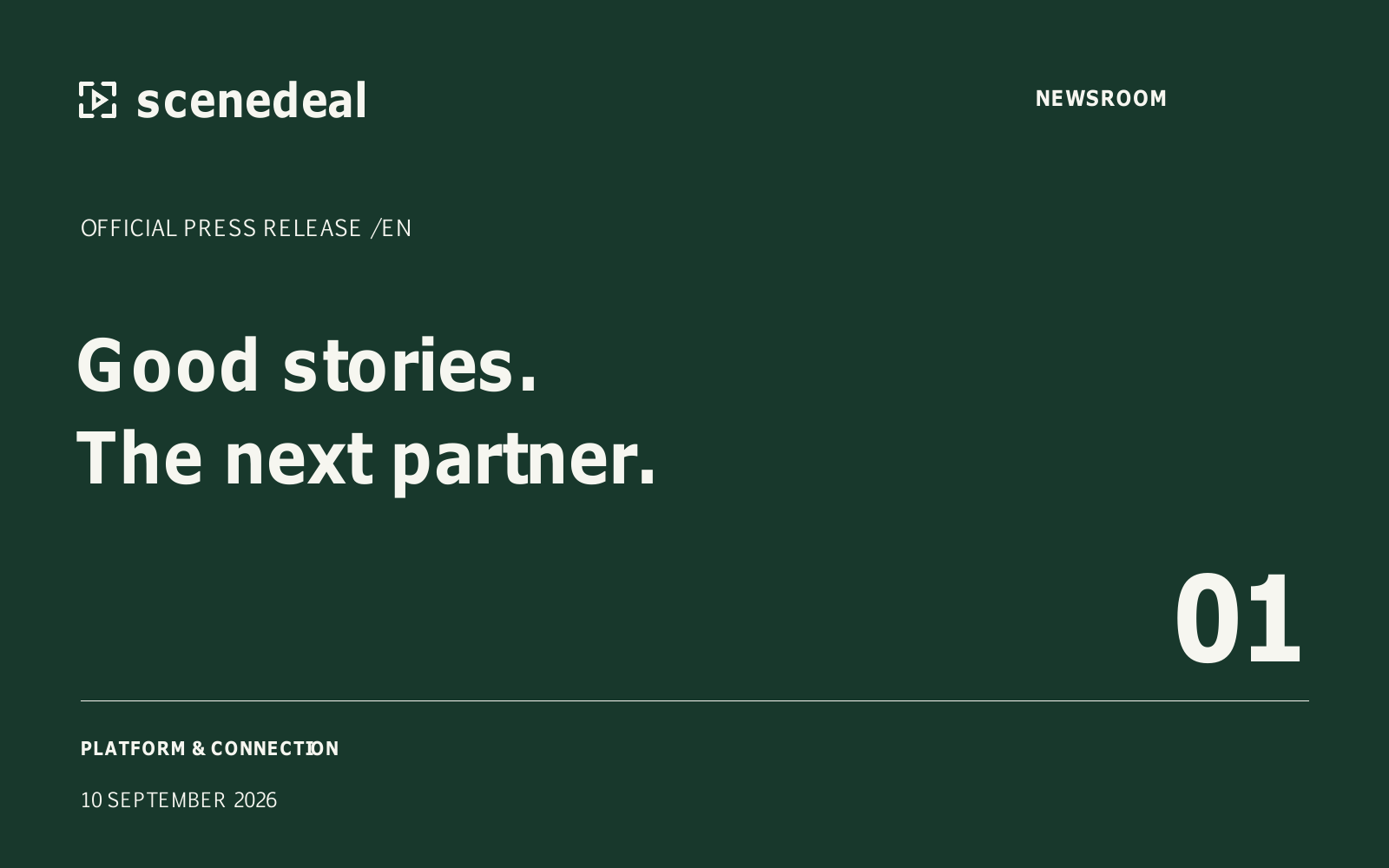 SceneDeal connects content discovery with conversations between creators and buyers