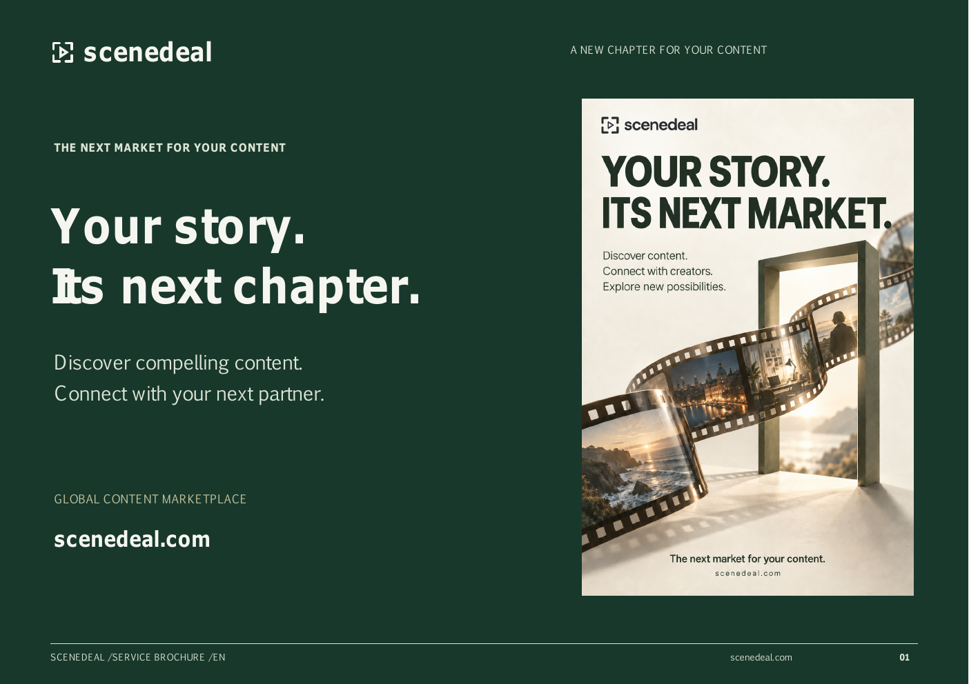 The Next Market for Your Content | English Service Brochure